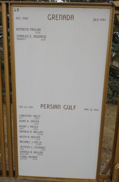 LIBERTY TOWNSHIP VETERANS MEMORIAL PLAQUE M