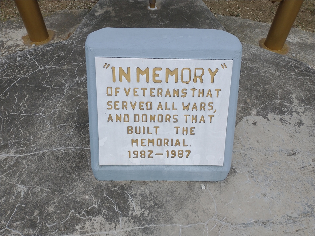 LIBERTY TOWNSHIP VETERANS MEMORIAL DEDICATION STONE