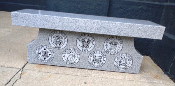 VAN WERT COUNTY VETERANS MEMORIAL BENCH B