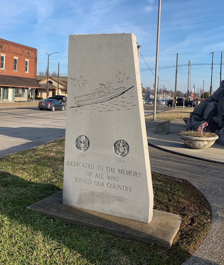 VFW POST 3455 VETERANS MEMORIAL BACK
