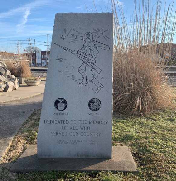 VFW POST 3455 VETERANS MEMORIAL FRONT