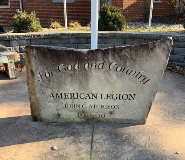 AMERICAN LEGION POST 110 FOR GOD AND COUNTRY MEMORIAL