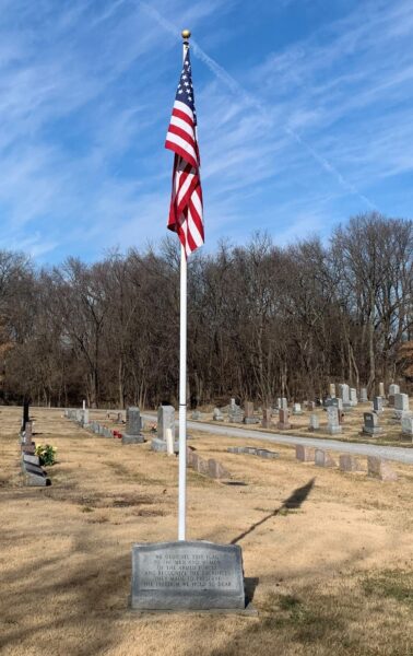 WE DEDICATE THIS FLAG MEMORIAL