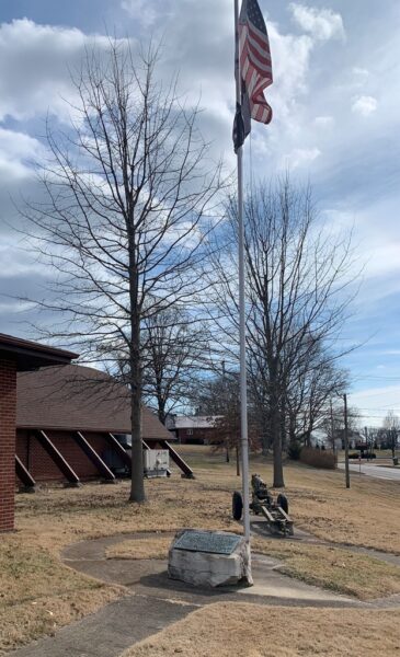 AMERICAN LEGION POST 487 FOR GOD AND COUNTRY MEMORIAL FLAGPOLE