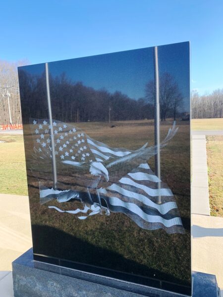 ALL VETERANS PAST, PRESENT AND FUTURE MEMORIAL BACK