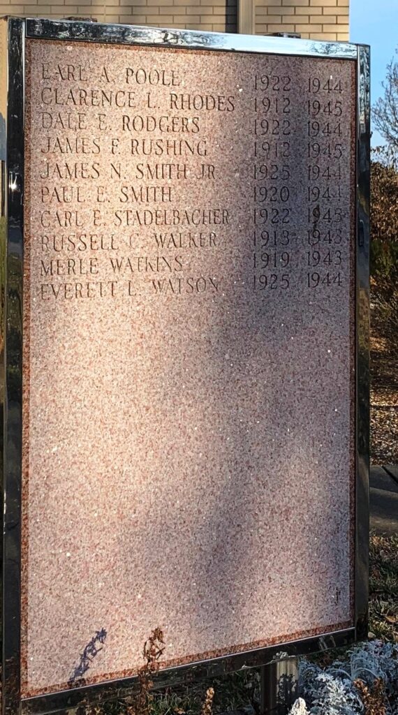 ANNA WORLD WAR II MEMORIAL RIGHT STONE