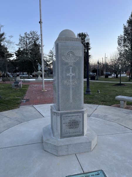 HAMILTON TOWNSHIP WAR MEMORIAL