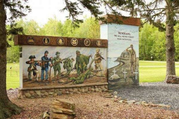 LANGLADE COUNTY WORLD WAR II MEMORIAL MURAL