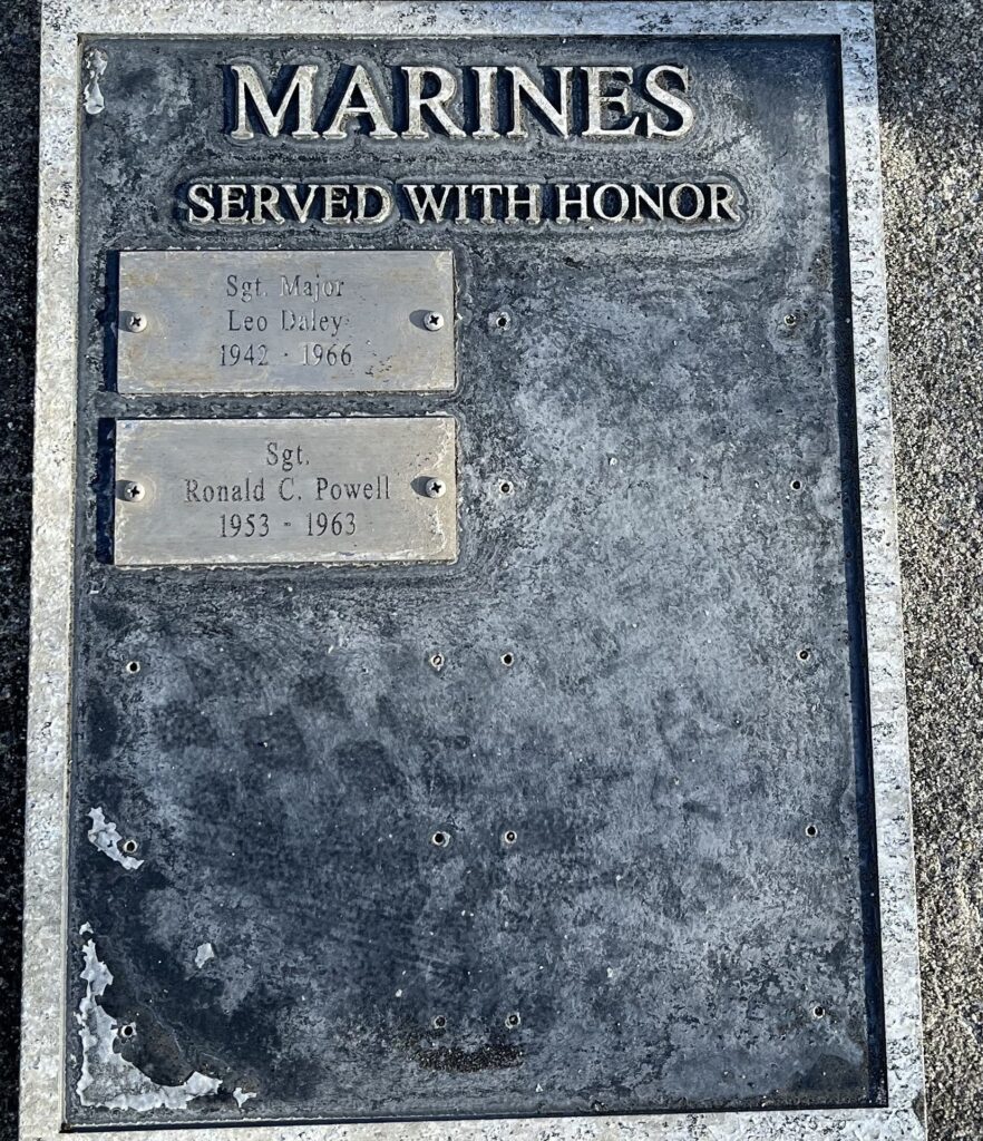 BRIGANTINE MARINES WITH HONOR MEMORIAL PLAQUE