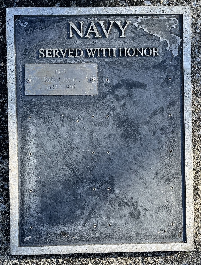 BRIGANTINE NAVY WITH HONOR MEMORIAL PLAQUE