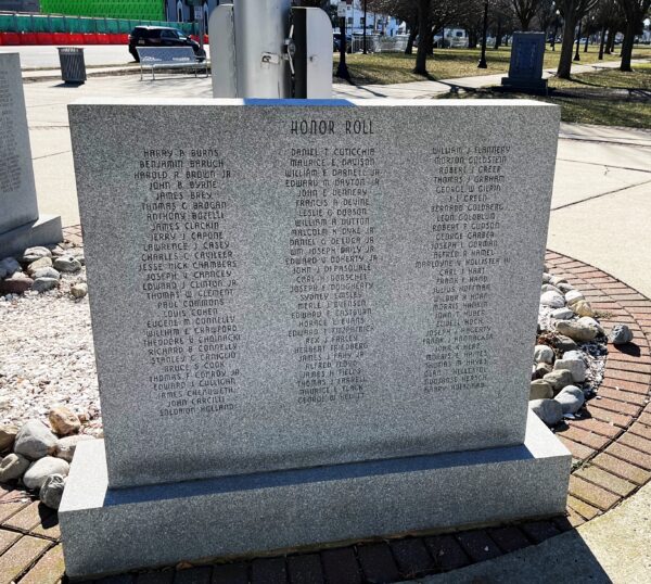 ATLANTIC CITY HONOR ROLL VETERANS MEMORIAL STONE D