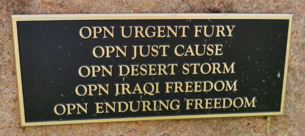 AMERICAN LEGION POST NO. 114 LEGION SQUARE MEMORIAL PLAQUE C