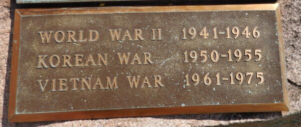 AMERICAN LEGION POST NO. 114 LEGION SQUARE MEMORIAL PLAQUE B