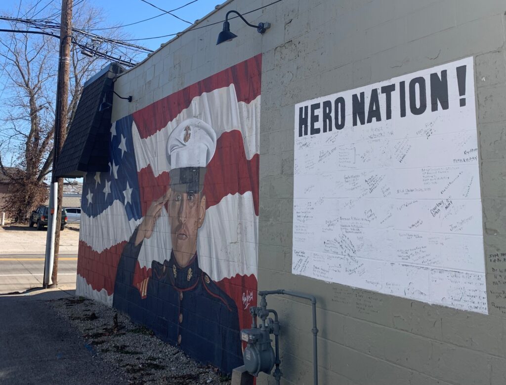 HERO NATION! WAR MEMORIAL MURAL