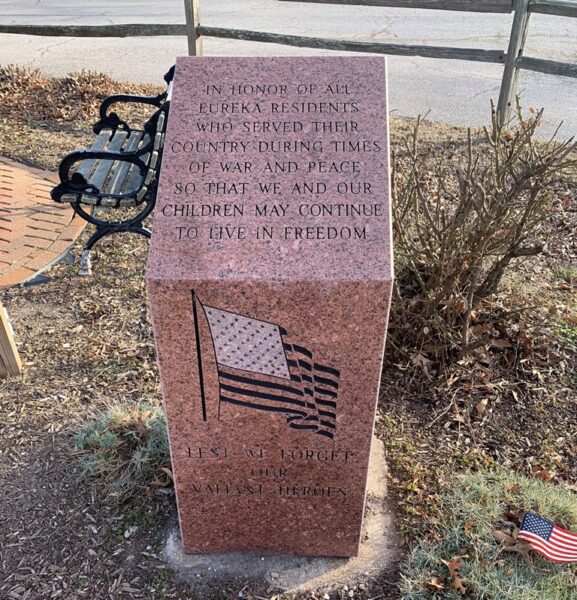 EUREKA RESIDENTS WHO SERVED THEIR COUNTRY MEMORIAL