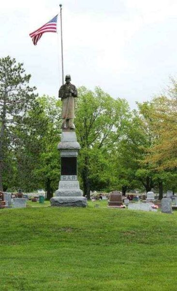 JOHN A. KELLOGG POST NO. 78 G.A.R. CIVIL WAR MEMORIAL