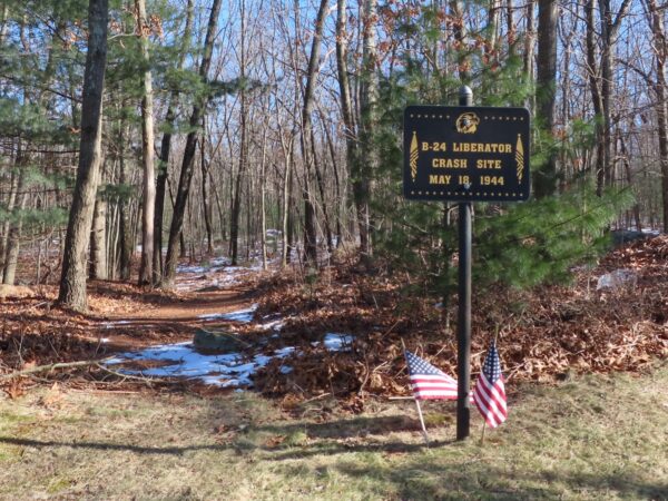 B-24 LIBERATOR CRASH SITE MEMORIAL MARKER