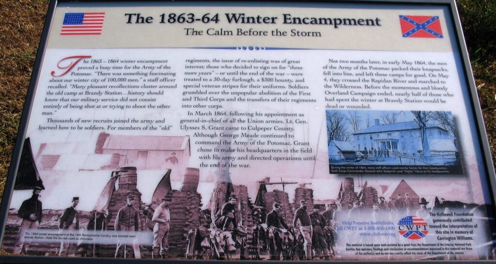 THE 1863-1864 WINTER ENCAMPMENT WAR MEMORIAL PANEL