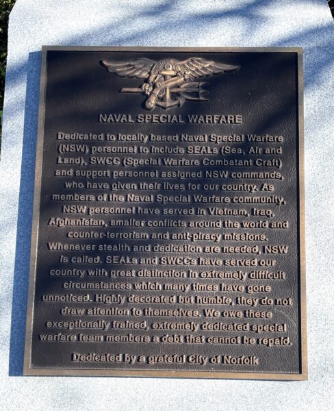NAVAL SPECIAL WARFARE WAR MEMORIAL