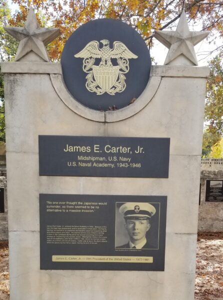 JAMES E. CARTER, JR. MIDSHIPMAN, U.S. NAVY MEMORIAL
