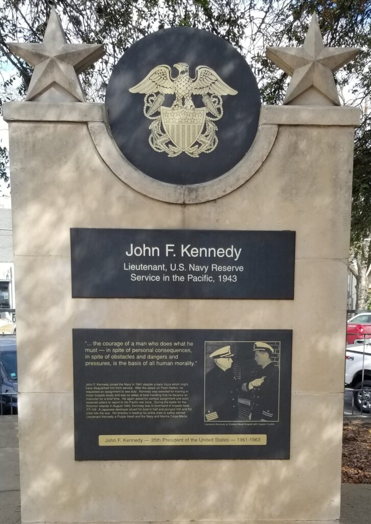 JOHN F. KENNEDY LIEUTENANT, U.S. NAVY RESERVE MEMORIAL