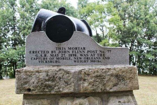 JOHN FLYNN POST NO. 77 G.A.R. MEMORIAL MORTAR