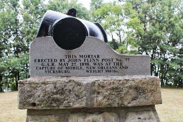 JOHN FLYNN POST NO. 77 G.A.R. MEMORIAL MORTAR