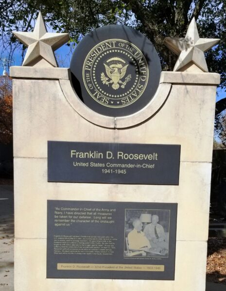 FRANKLIN D. ROOSEVELT UNITED STATES COMMANDER-IN-CHIEF MEMORIAL