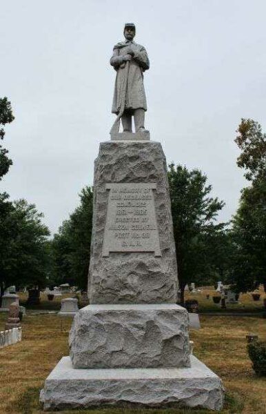 WILSON COLWELL POST NO. 38 G.A.R.CIVIL WAR MEMORIAL