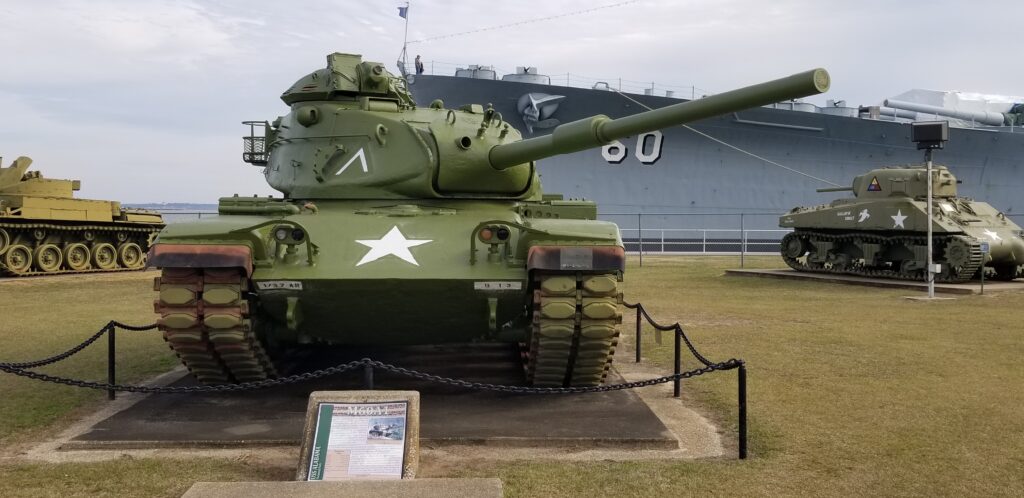 USS ALABAMA MEMORIAL PARK M60A1 TANK MEMORIAL