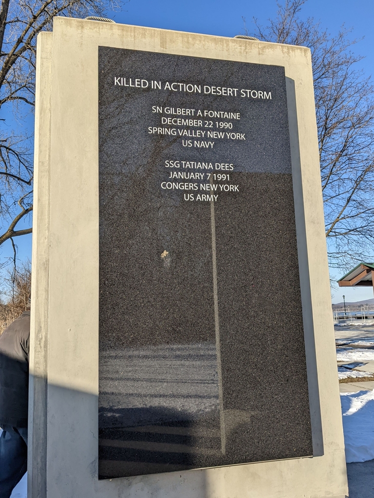 SPRING VALLEY AND CONGERS KILLED IN ACTION DESERT STORM