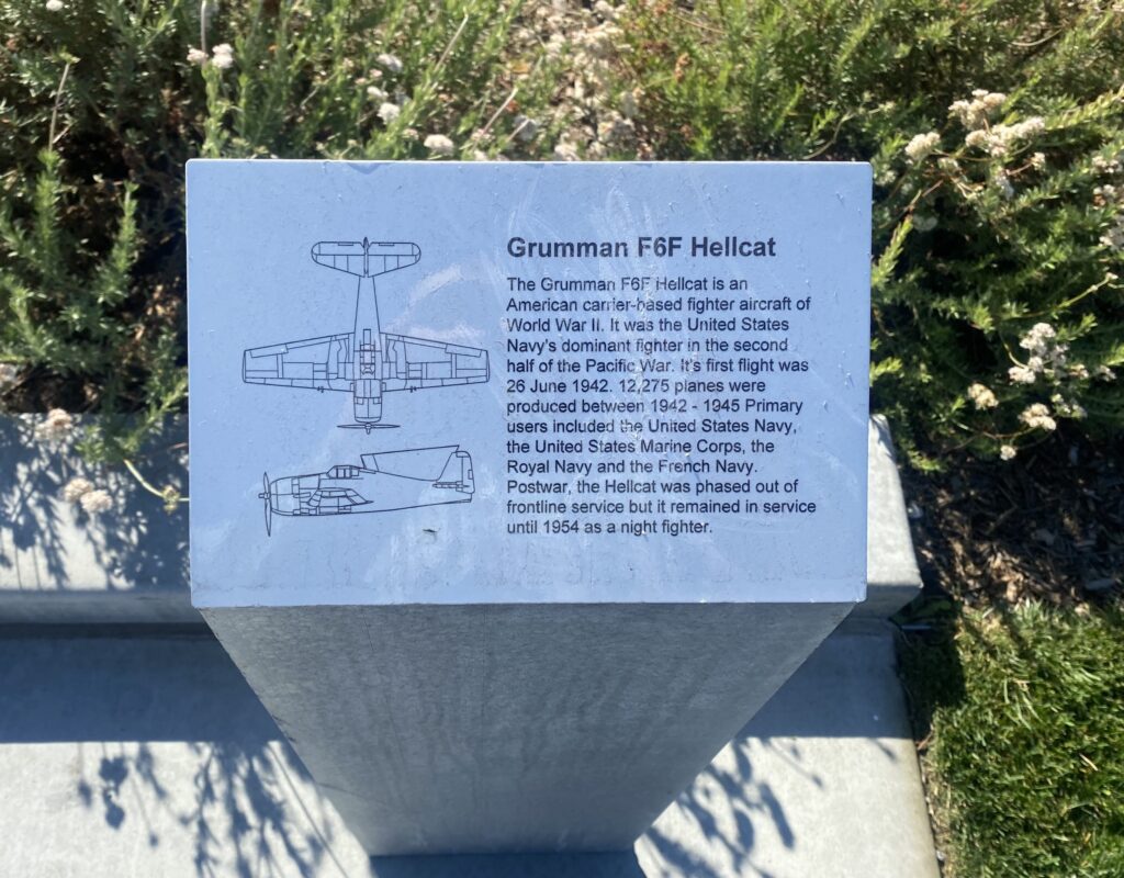 GRUMMAN F6F HELLCAT WAR MEMORIAL