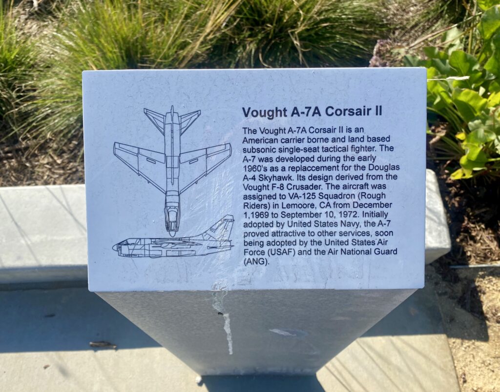 VOUGHT A-7A CORVAIR II MEMORIAL