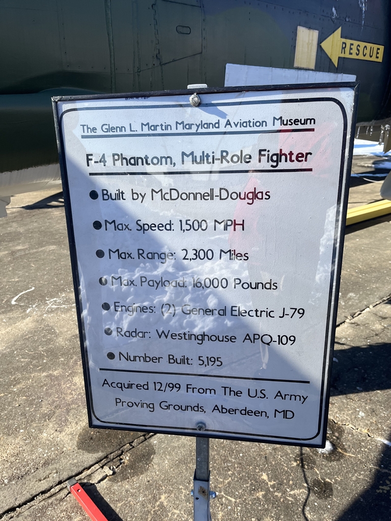 F-4 PHANTOM, MULTI-ROLE FIGHTER MEMORIAL PLAQUE