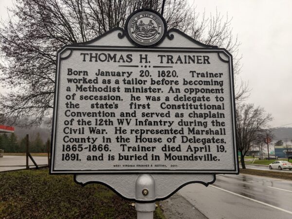 THOMAS H. TRAINER WAR MEMORIAL MARKER