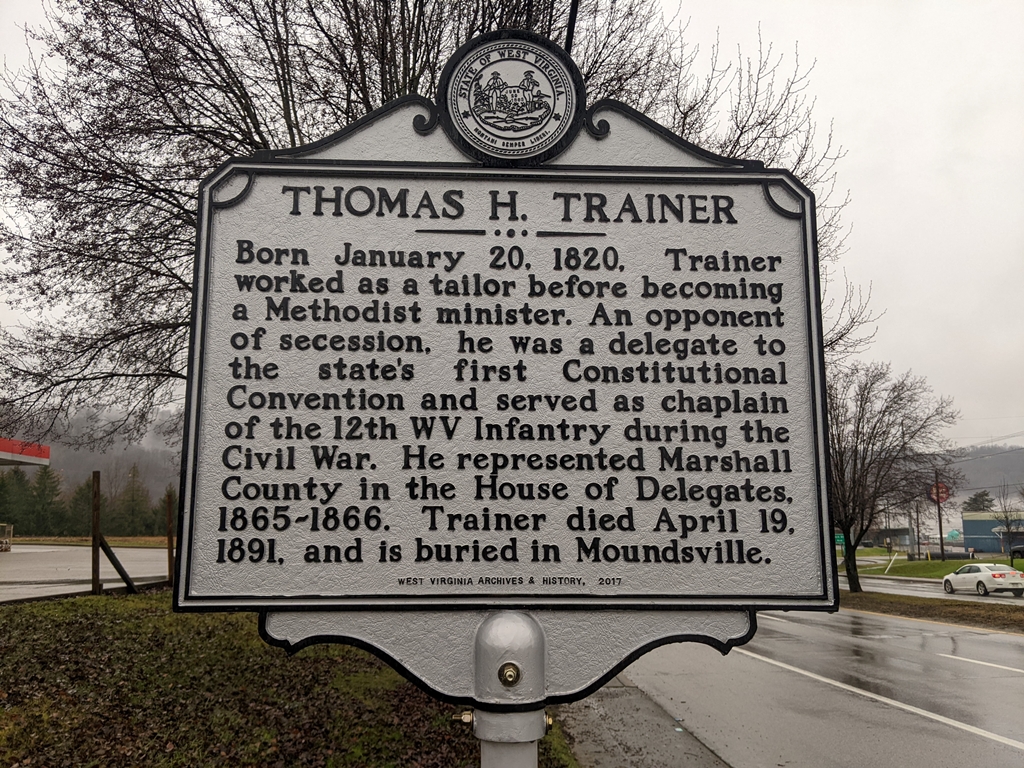 THOMAS H. TRAINER WAR MEMORIAL MARKER