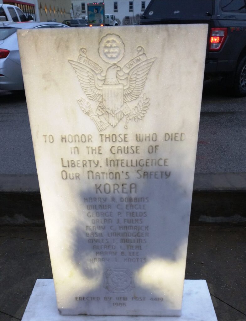 CLAY COUNTY KOREAN WAR VETERANS  MEMORIAL
