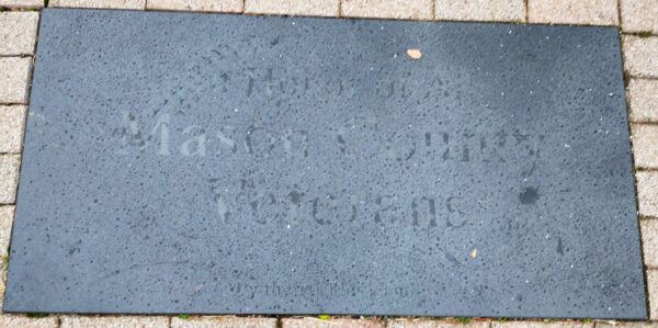 MASON COUNTY ALL VETERANS MEMORIAL TABLET