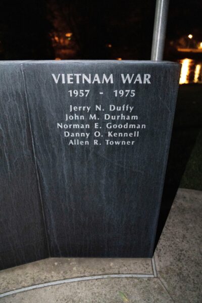 PORTLAND AREA WAR VETERANS MEMORIAL STONE E