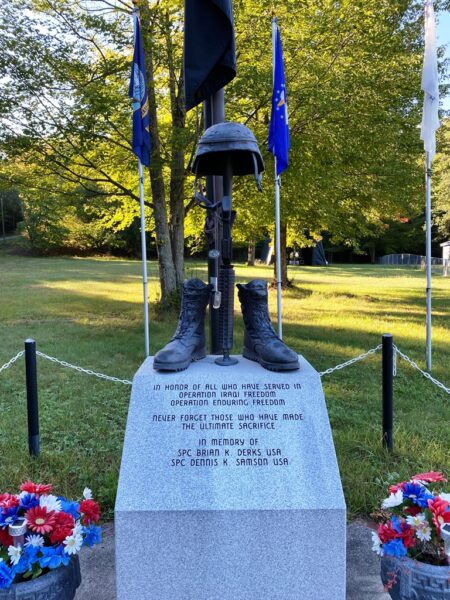 AMERICAN LEGION POST 381 VETERANS MEMORIAL BATTLEFIELD CROSS