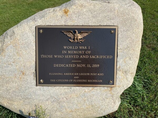 FLUSHING WORLD WAR I SERVED AND SACRIFICE MEMORIAL