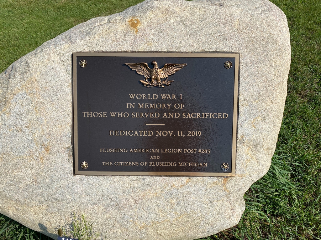 FLUSHING WORLD WAR I SERVED AND SACRIFICE MEMORIAL