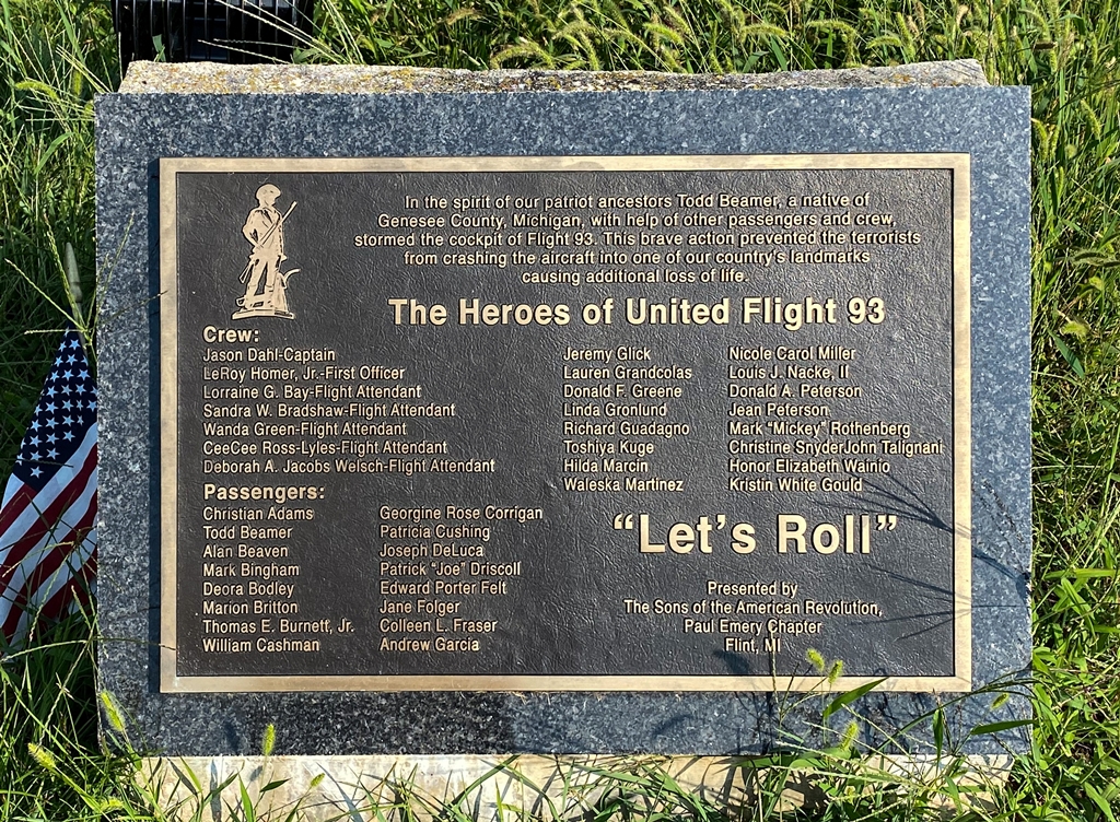 THE HEROES OF UNITED FLIGHT 93 MEMORIAL