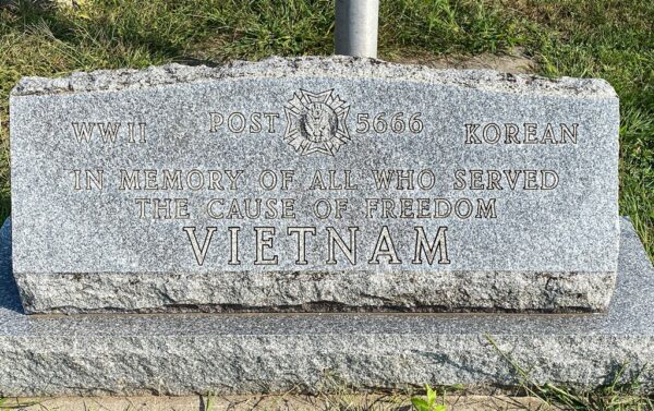 VFW POST 5666 WAR VETERANS MEMORIAL