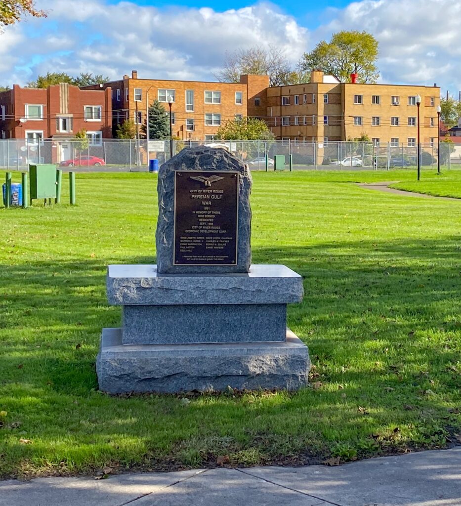 CITY OF RIVER ROUGE PERSIAN GULF WAR MEMORIAL