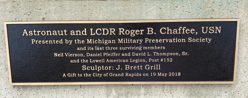 ROGER B. CHAFFEE MEMORIAL PLAQUE B