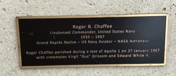 ROGER B. CHAFFEE MEMORIAL PLAQUE A