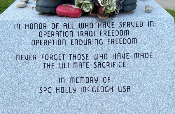 TAYLOR IRAQI AND ENDURING FREEDOM MEMORIAL STONE