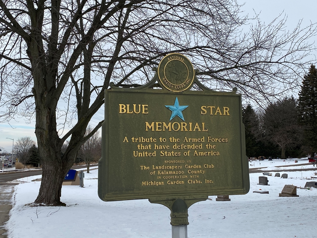 PORTAGE BLUE STAR MEMORIAL MARKER