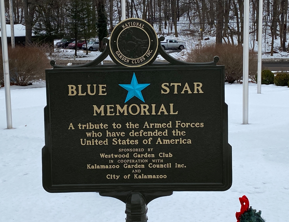 KALAMAZOO BLUE STAR MEMORIAL MARKER